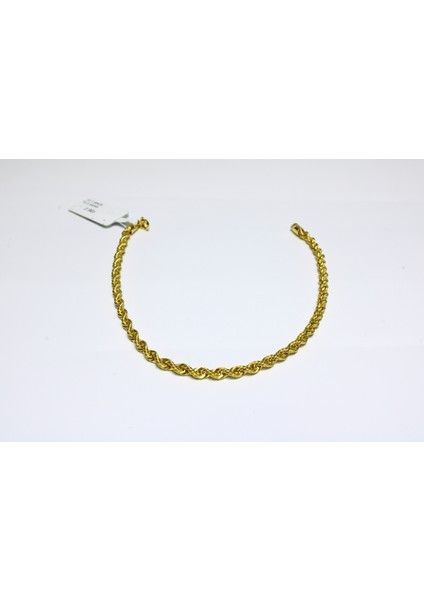 14 Ayar Gerçek Altın Halat Künye