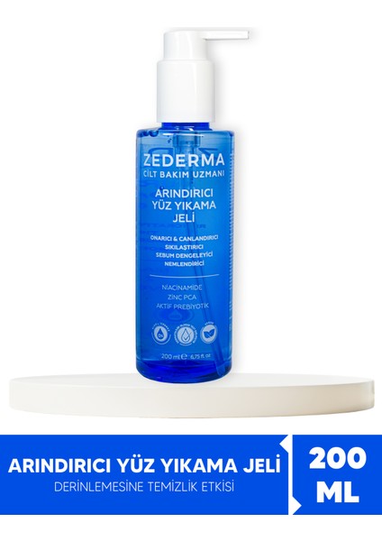 Yüz Yıkama Jeli Yağlı & Hassas Ciltler İçin 200 ml