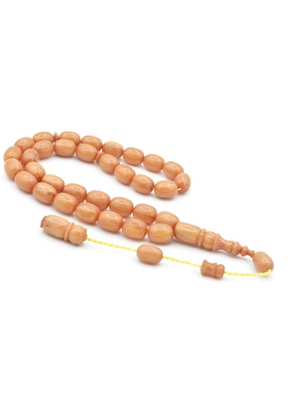 Usta Işi Sistemli Kapsül Kesim Hareli Bej Katalin Tesbih