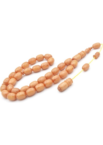 Usta Işi Sistemli Kapsül Kesim Hareli Bej Katalin Tesbih fiyatları