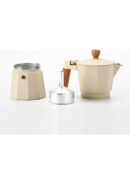 Taşev Moka Pot 6 Fincan Bej modelleri