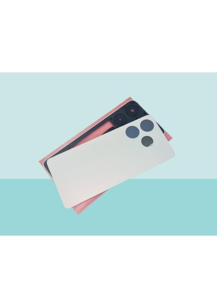 - Tecno Spark 10 Pro Full Kasa Arka Kapak Batarya Kapağı - Beyaz