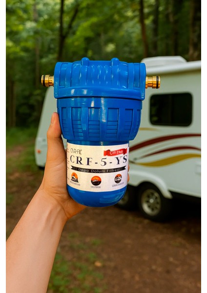 Car Fil Karavan & Tekne Tipi Tortu Tutucu & Kireç Önleyici Su Deposu Dolum Filtresi
