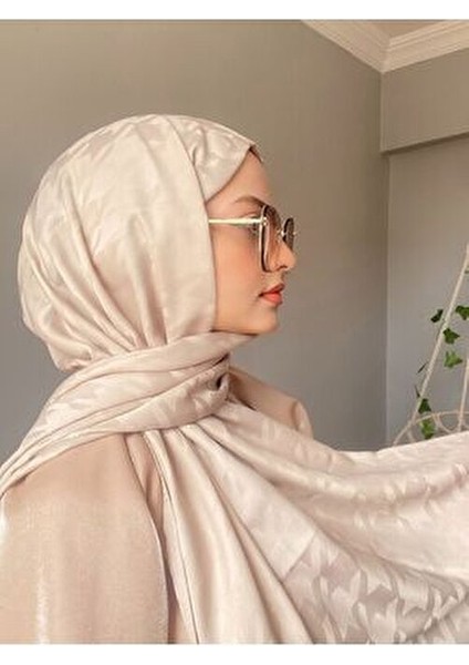 Kazayağı Desen Bej Ipeksijakar Şal