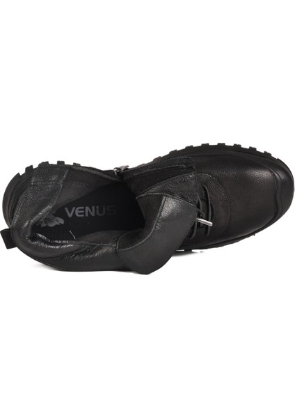 Siyah-Vizon Nubuk Hakiki Deri Kadın Bot 2413554K Z fırsatları