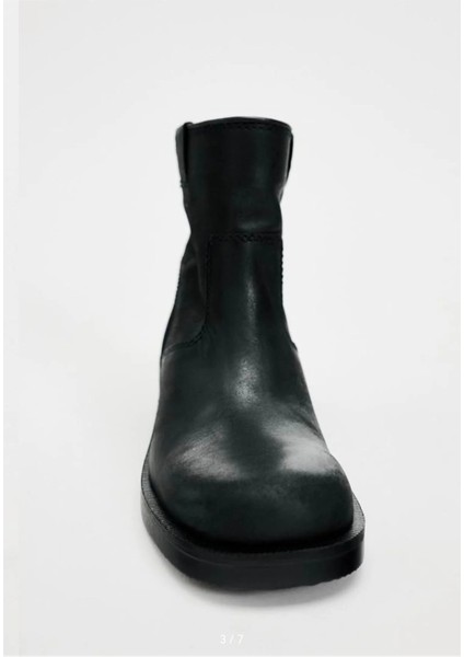 Allbucks Zara, Distressed Görünümlü Hakiki Gerçek % 100 Deri Bot ABZRA0045 indirimleri