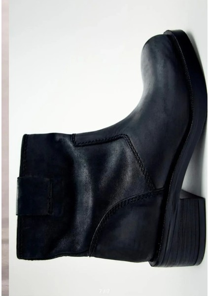 Allbucks Zara, Distressed Görünümlü Hakiki Gerçek % 100 Deri Bot ABZRA0045