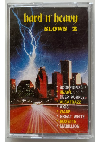 Hard'n Heavy Slows 2 Kaset (Orjnal Dönem Kağıt Baskı Kaset)