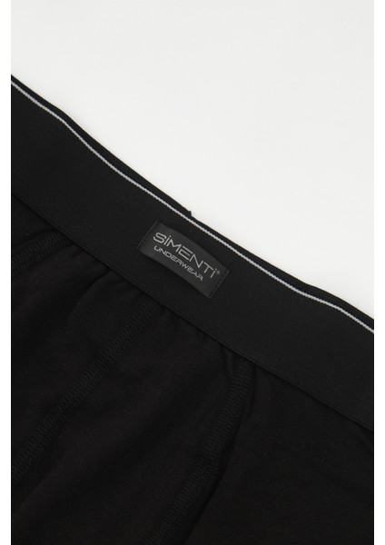 Erkek Siyah Premium Pamuklu Modal Likralı Boxer 6’lı Set modelleri