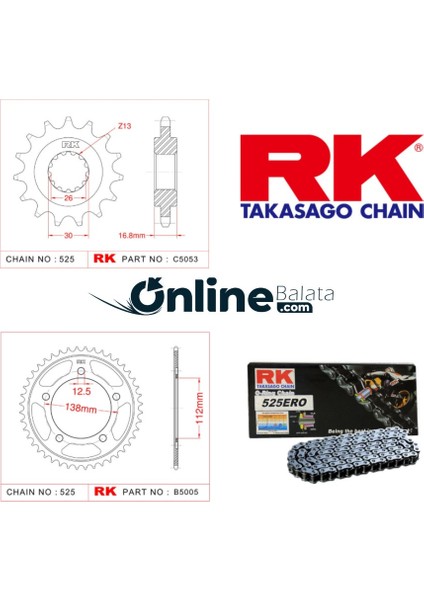 Honda Cbr 600 Rk Zincir Dişli Seti
