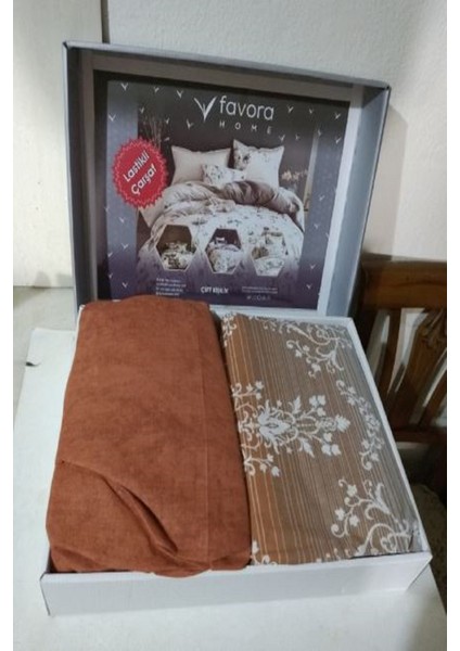 Çiftnevresimtakımı FAVORA(NEVRESIM200X230CMLASTIKLIÇARŞAF180X200+30CMYASTIKKILIFI50X70CM(2 Adet))Şık modelleri