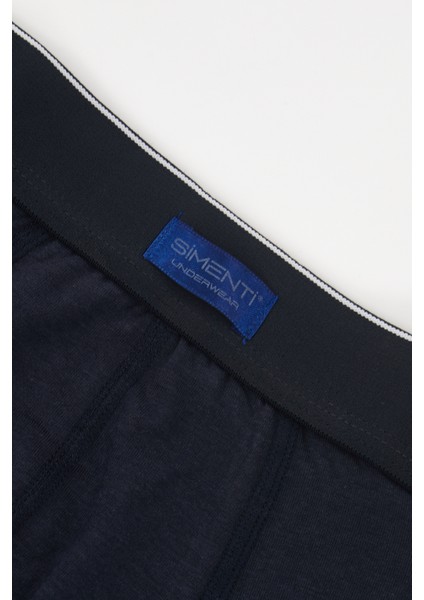 Erkek Lacivert Premium Pamuklu Modal Likralı Boxer 6’lı Set modelleri