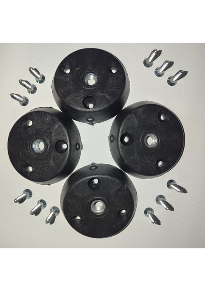 Doğal Ahşap Konik Mobilya Ayağı Siyah | Sehpa, Sandalye, Tabure | Çevir Tak Aparatlı fiyatları