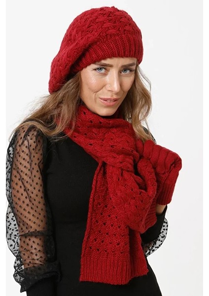 Kadın Atkı Bere Eldiven Set fiyatları