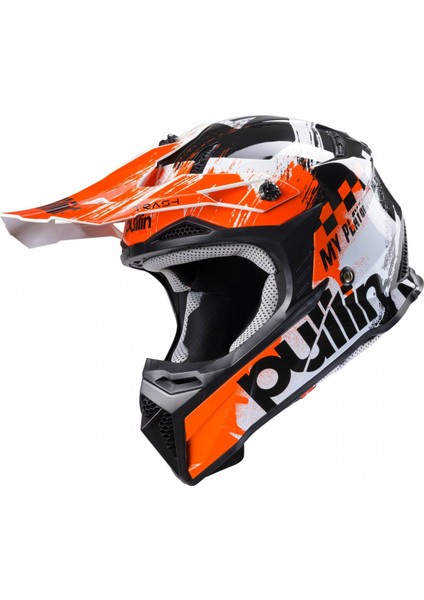 Trash Race Master Kask Trash Black Orange fiyatları