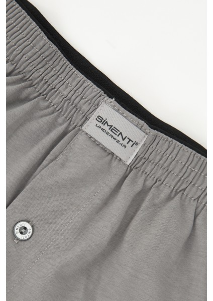 Premium Erkek Gri Pamuklu Penye Havlu Bel Boxer 6’lı Paket modelleri