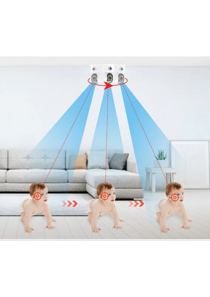 Çift Lensli Iç Mekan Wi-Fi Kamera modelleri