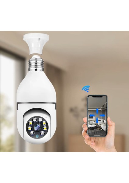 Duy Girişli Kablosuz Ampul Kamera