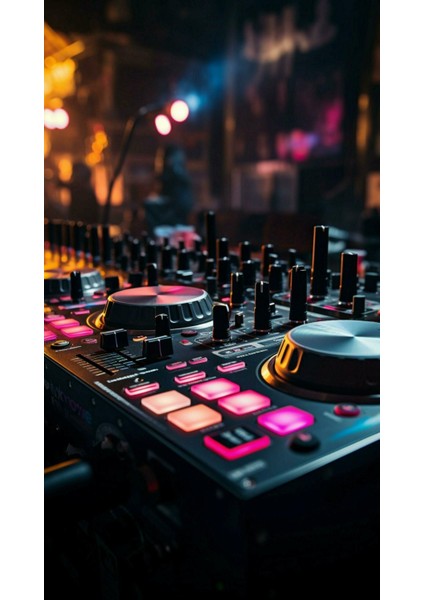 Dj Turntable V2 Ev Duvar Salon Güzellik Salonu Ofis Dükkan Dekarasyon Kanvas Tablo fiyatları