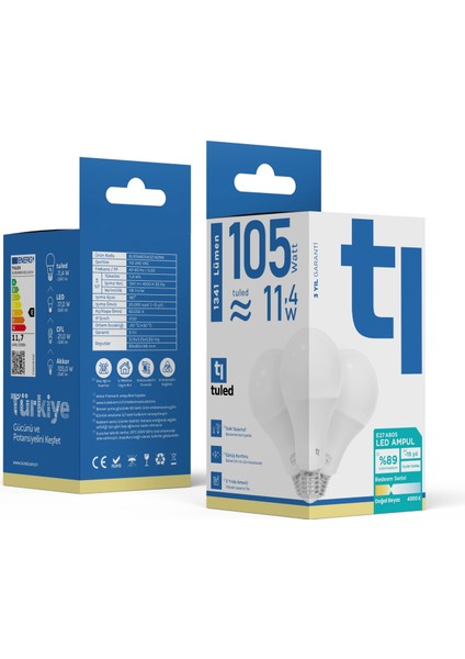 Redeem A80S E27 LED Ampul, Titreşimsiz, Göz Konforu, Tekli, 1341 Lümen, Doğal Beyaz, 4000 Kelvin fiyatları