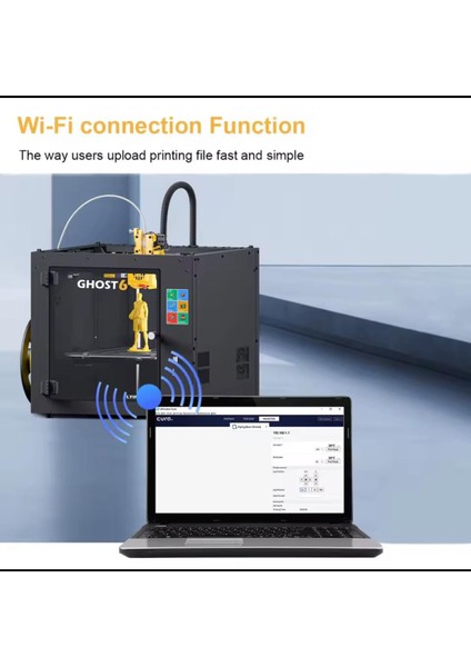 Flyıng Bear Ghost 6 3D Yazıcı , Çift Doğrudan Ekstruder ile Yüksek Presicion Makinesi fiyatları