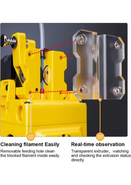 Flyıng Bear Ghost 6 3D Yazıcı , Çift Doğrudan Ekstruder ile Yüksek Presicion Makinesi modelleri