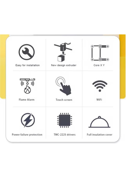 Flyıng Bear Ghost 6 3D Yazıcı , Çift Doğrudan Ekstruder ile Yüksek Presicion Makinesi