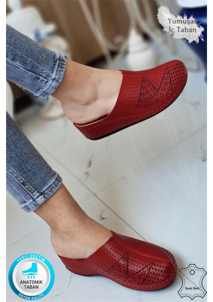 Liza Kadın Sabo Medikal Doktor Hemşire Hastane Tam Ortopedik Önü Kapalı Ev Dışarı Terlik