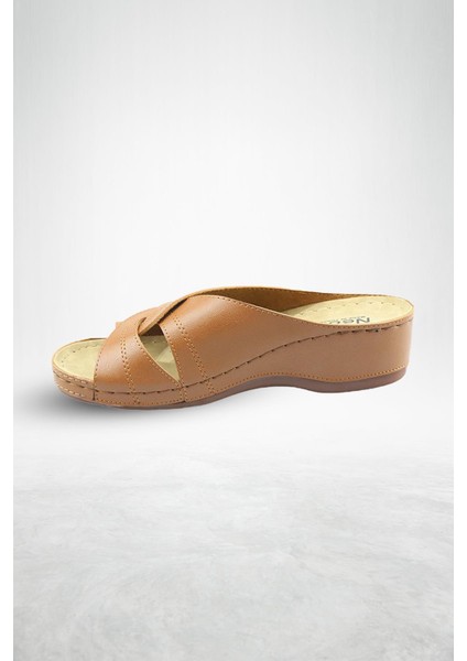 Putu Kadın Çapraz Konfor Modeli Günlük Ortopedik Terlik Anne Orta Yaş Genç Ev & Dışarı Terliği fırsatları