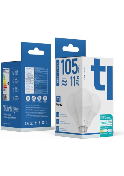 Redeem A80S E27 LED Ampul, Titreşimsiz, Göz Konforu, Tekli, 1389 Lümen, Tuled Beyazı, 5000 Kelvin fiyatları