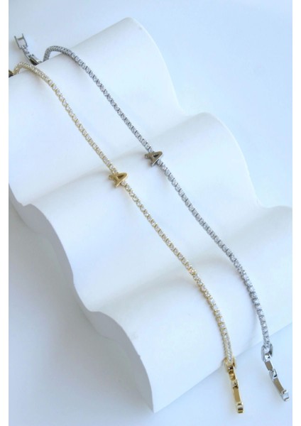 Ithal Seri A Harfi Su Yolu Kadın Çelik Bileklik Kararmaz Renk Atmaz modelleri