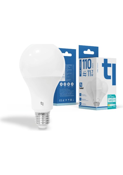 Redeem A80S E27 LED Ampul, Titreşimsiz, Göz Konforu, Tekli, 1418 Lümen, Soğuk Beyaz, 6500 Kelvin