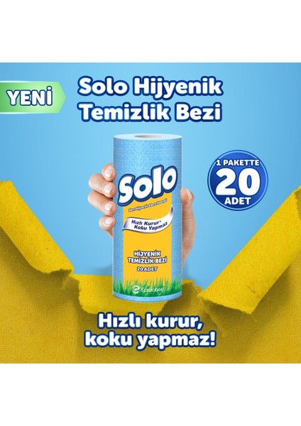 Hijyenik Temizlik Bezi (Iç Adet 20 Li) (Kokusuz ve Hızla Kuruyan) (3 Lü Set) fırsatları