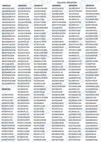 Buzdolabı LED Diyot, Bosch,siemens,profilo ile Uyumlu