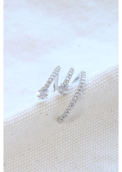 Çoklu Görünüm Zirkon Taşlı Model Earcuff Kıkırdak Küpe