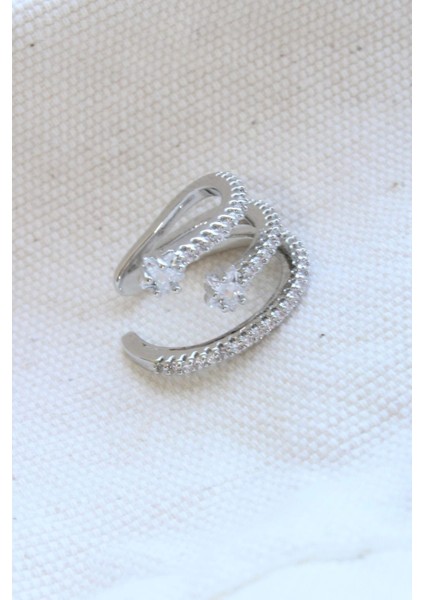 Çoklu Görünüm Zirkon Taşlı Model Earcuff Kıkırdak Küpe modelleri