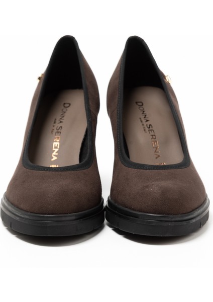 Kadın Topuklu/ Stiletto 483700DS Donna Serena 3700DS Camoscio Tdm