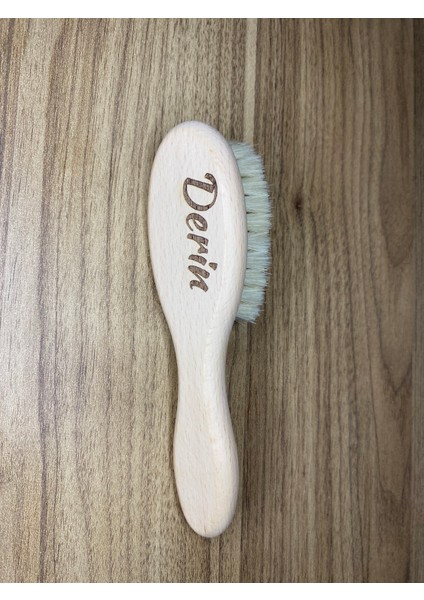 Ikiz Bebekler Için Isme Özel Lazer Yazım 4'lü Set %100 Keçi Kılı Saç Fırçası ve Şimşir Tarak Seti fırsatları