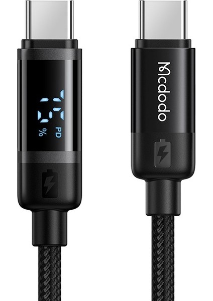 Type-C to Type-C 60W PD Ekranlı Hızlı Şarj ve Data Kablosu 1.2m Siyah CA-5780 indirimleri