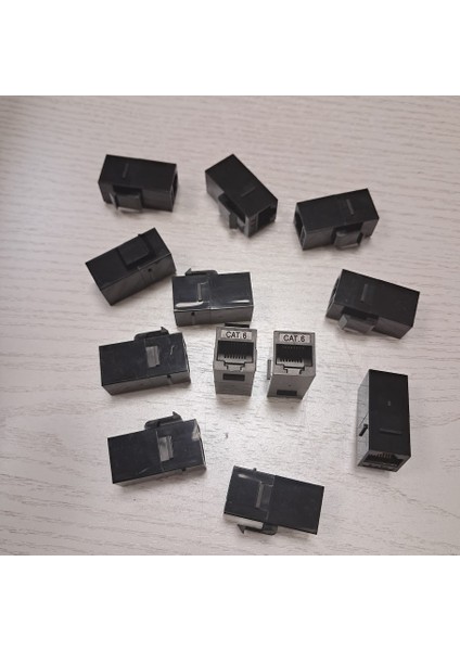 Cat6 Utp Adaptör (Coupler), Zırhlı/shielded, Panel Tipi, RJ45 Dişi <-> RJ45 Dişi