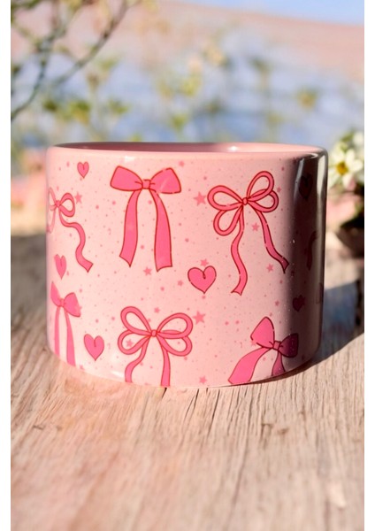 Pembe Fiyonk Tasarımlı Çay & Kahve Fincanı modelleri