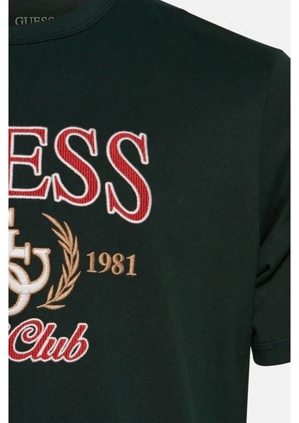 Jersey Erkek Yeşil Regular Fit T-Shirt M5YI22K8FQ4-G8U1 modelleri