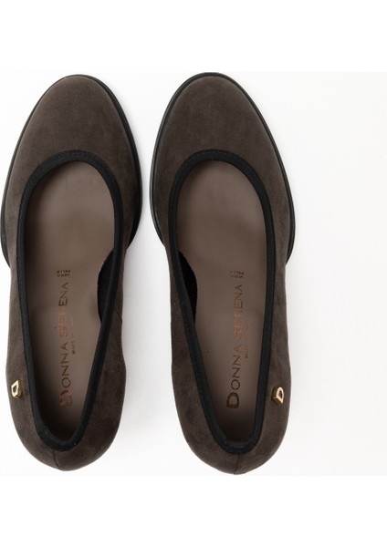 Kadın Topuklu/ Stiletto 483700DS Donna Serena 3700DS Camoscio Taupe