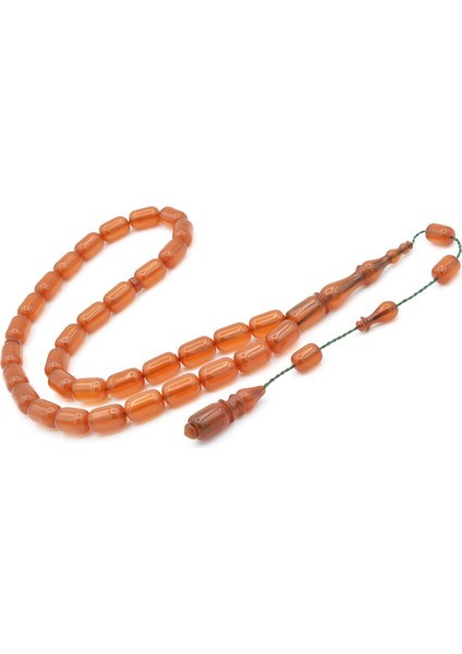 Ebu Şems Usta Işi Kapsül Kesim Sarı Zar Kehribar Tesbih fiyatları