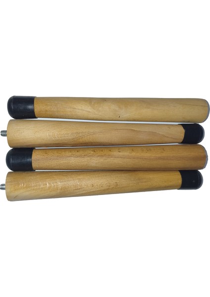 Doğal Ahşap Konik Mobilya Ayağı Açık Meşe | Sehpa, Sandalye, Tabure | Çevir Tak Aparatlı fırsatları