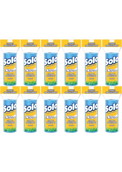 Hijyenik Temizlik Bezi (Iç Adet 20 Li) (Kokusuz ve Hızla Kuruyan) (12 Li Set)