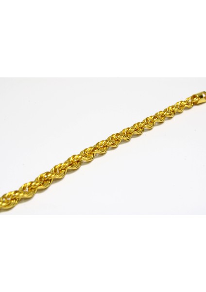 14 Ayar Gerçek Altın Halat Künye