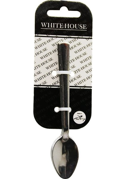 6 Parça Eko Çubuk Sade Metal Çay Kaşık 2mm