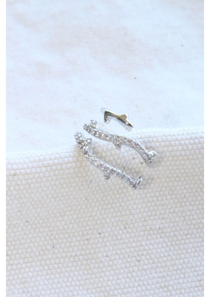 Çoklu Görünüm Zirkon Taşlı Sarmaşık Model Earcuff Kıkırdak Küpe modelleri