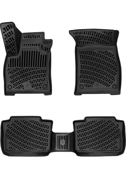 Rizline Audi E-Tron 2019-2023 3D Araca Özel Havuzlu Paspas